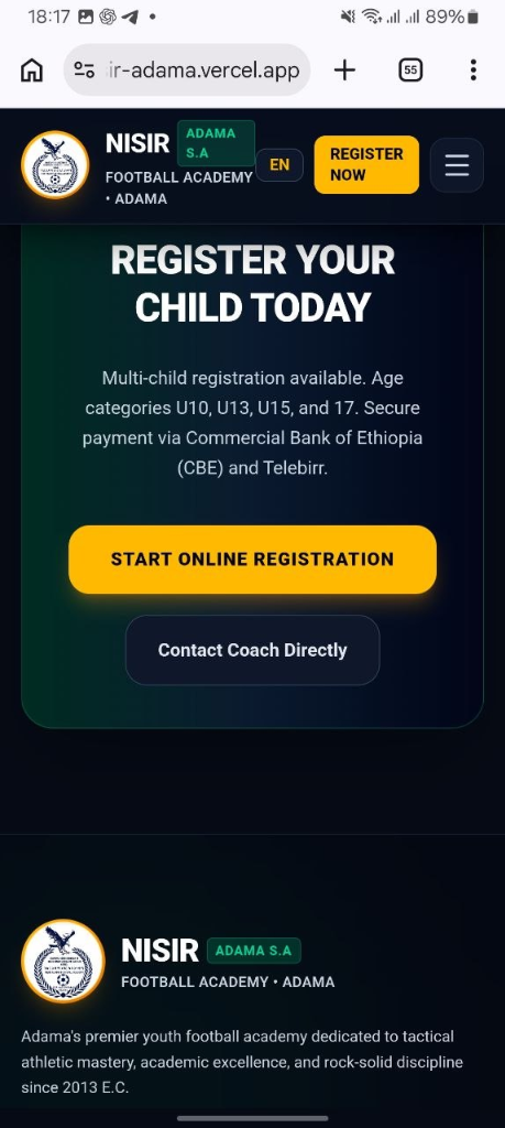 Nisir Adama Football Academy